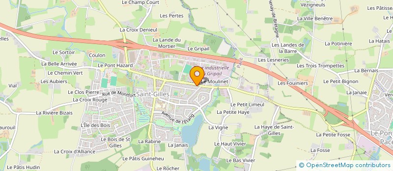 localisation de l'entreprise CLOTURES CONCEPT  L'HERMITAGE