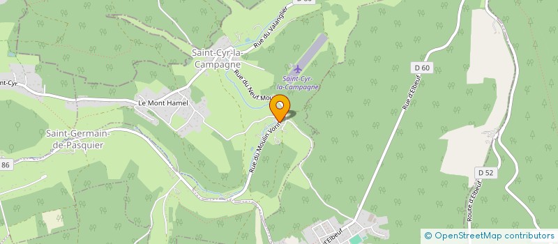 localisation de l'entreprise CLOTURES DE L'OISON à SAINT-CYR-LA-CAMPAGNE