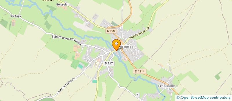 localisation de l'entreprise CLOTURES DIFFUSION DE L OUEST à LONDINIERES