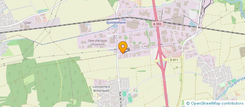 localisation de l'entreprise CLOTURES FLECK à DUTTLENHEIM