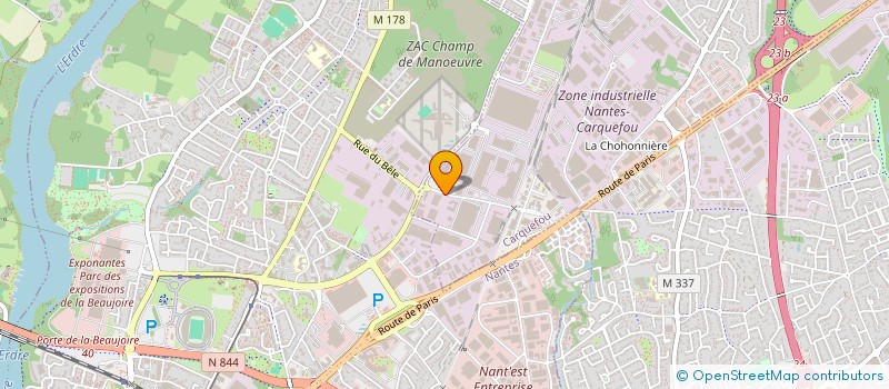 localisation de l'entreprise CLOTURES NANTAISES à CARQUEFOU