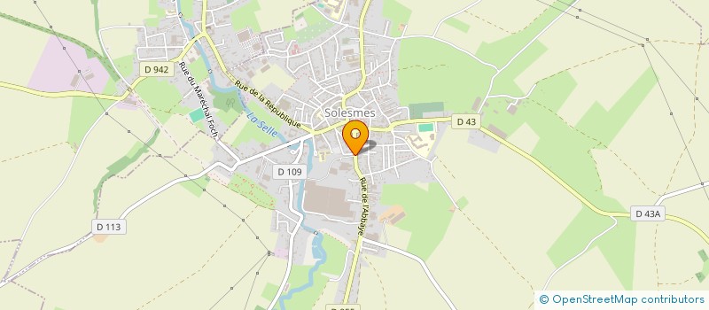 localisation de l'entreprise CLOTURES SANIEZ IDF à SOLESMES