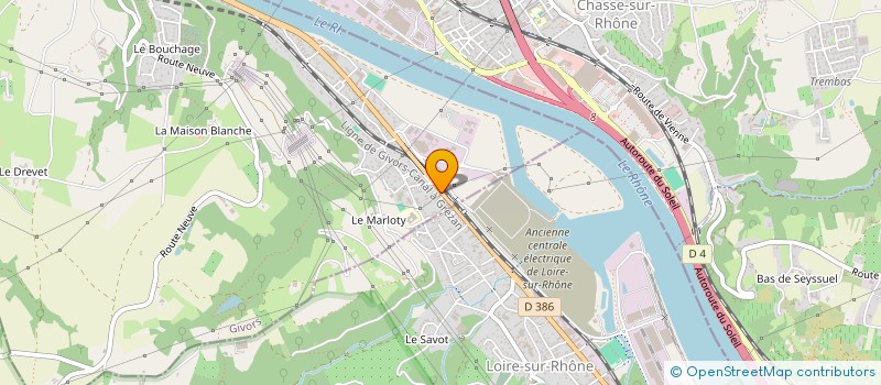 localisation de l'entreprise CLOTURES SERRURERIE à GIVORS