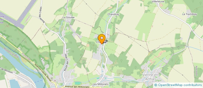 localisation de l'entreprise CLOTURES VIVIER à VIENNE-EN-ARTHIES
