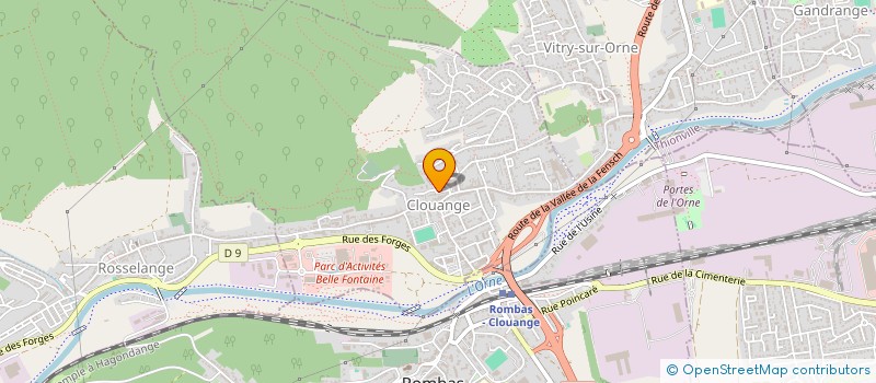 localisation de l'entreprise CLOUANGE CONTROLE TECHNIQUE  CLOUANGE