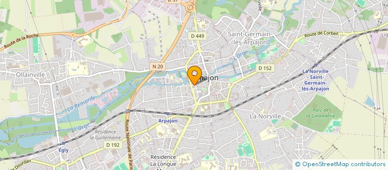 localisation de l'entreprise CLOUD CORPORATION à ARPAJON