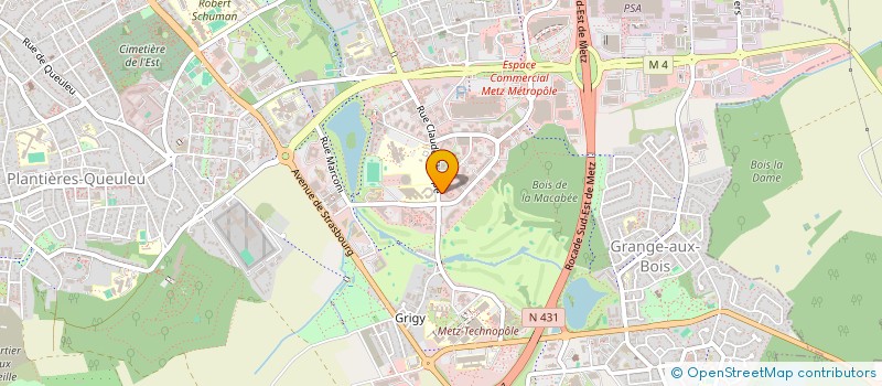 localisation de l'entreprise CLOUD CUBE SERVICES  METZ