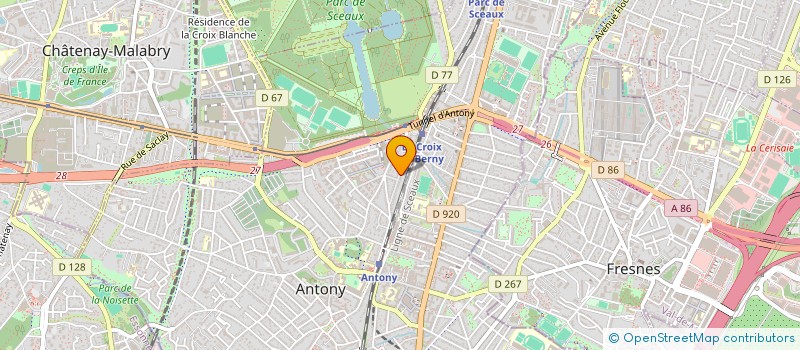 localisation de l'entreprise CLOUD DATA ENGINE à ANTONY