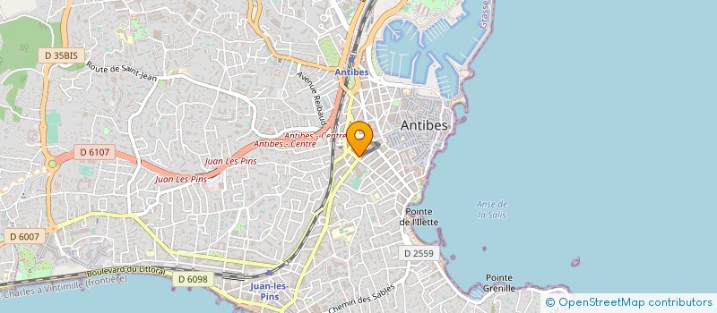 localisation de l'entreprise CLOUD EAT à ANTIBES