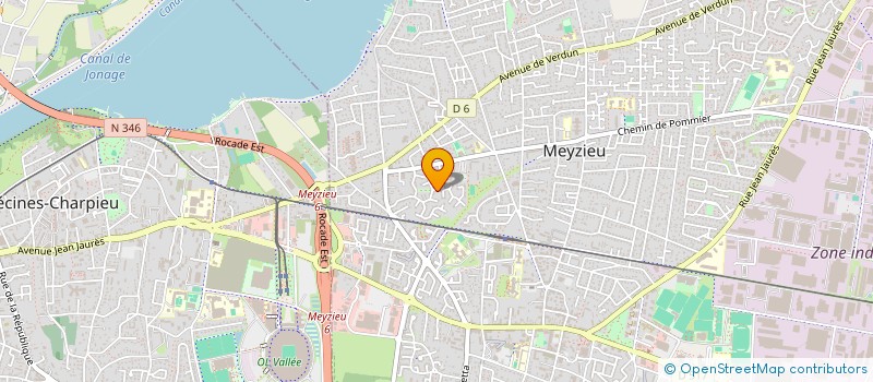 localisation de l'entreprise CLOUD ENERGY à MEYZIEU