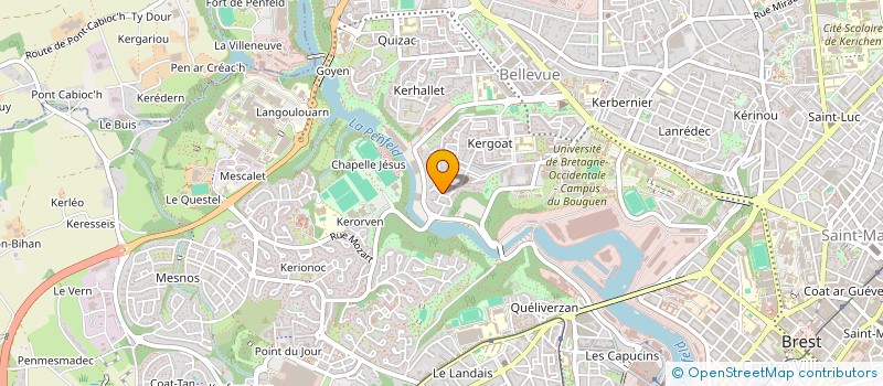 localisation de l'entreprise CLOUD GIANT à BREST