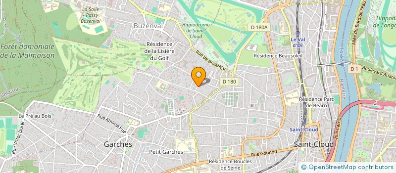 localisation de l'entreprise CLOUD INVEST  GARCHES