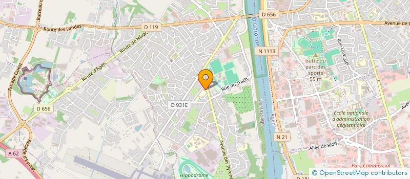 localisation de l'entreprise CLOUD & .NET EXPERTISE  LE PASSAGE