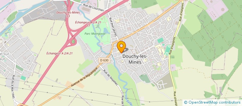 localisation de l'entreprise CLOUD SI à DOUCHY-LES-MINES