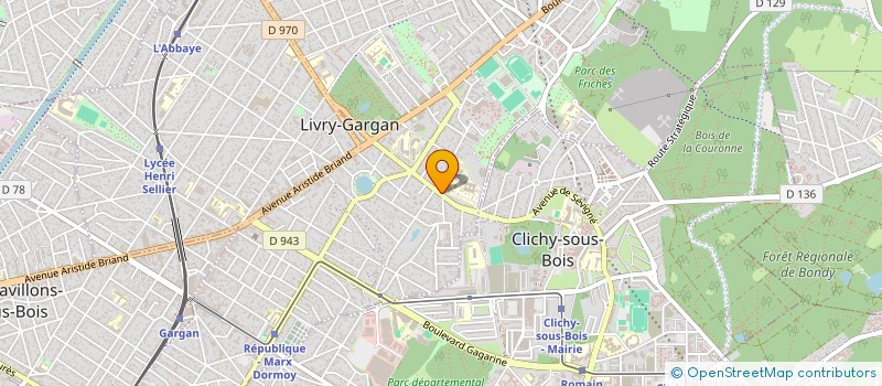 localisation de l'entreprise CLOUD VIRTUALISATION ET GESTION DES SYSTEMES  LIVRY-GARGAN