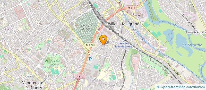 localisation de l'entreprise CLOUD5  VANDUVRE-LES-NANCY