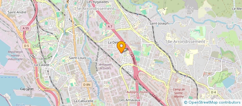 localisation de l'entreprise CLOUDELIVERY à MARSEILLE