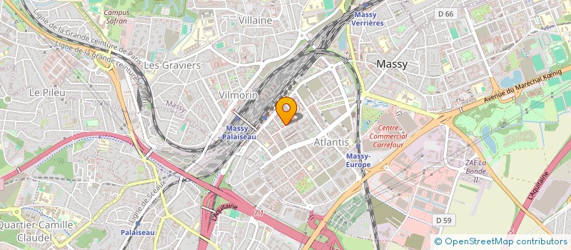 localisation de l'entreprise CLOUDINIT à MASSY