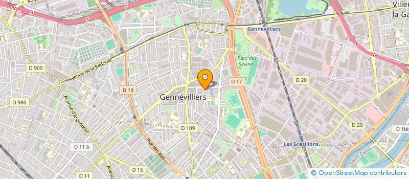 localisation de l'entreprise CLOUDIZ  GENNEVILLIERS