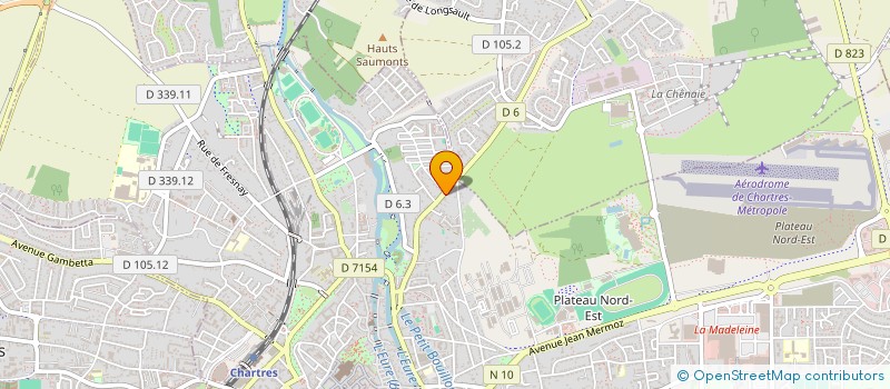 localisation de l'entreprise CLOUDMODERNIA  CHARTRES