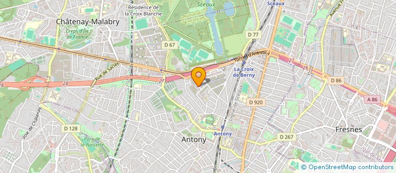 localisation de l'entreprise CLOUDNATIVE à ANTONY
