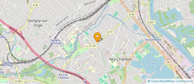 localisation de l'entreprise CLOUDNRV  VIRY-CHATILLON