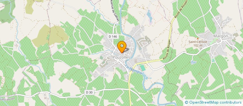 localisation de l'entreprise CLOUDPACKING  POUZOLLES