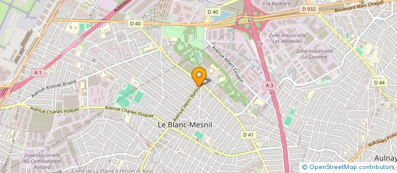 localisation de l'entreprise CLOUDPHARE à LE BLANC-MESNIL