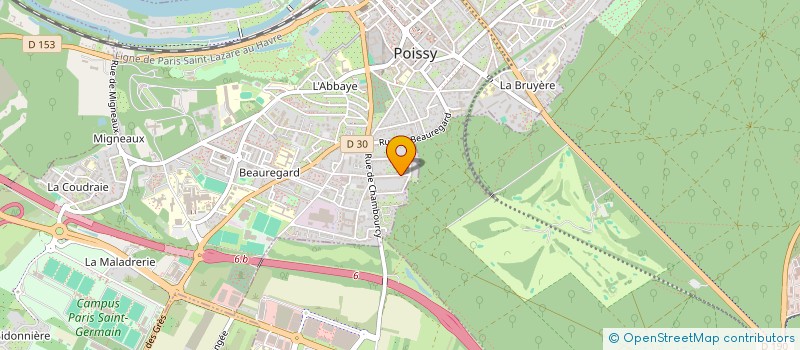 localisation de l'entreprise CLOUDS CON  POISSY