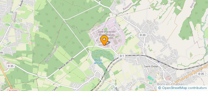 localisation de l'entreprise CLOUDSKEYES à BONS-EN-CHABLAIS