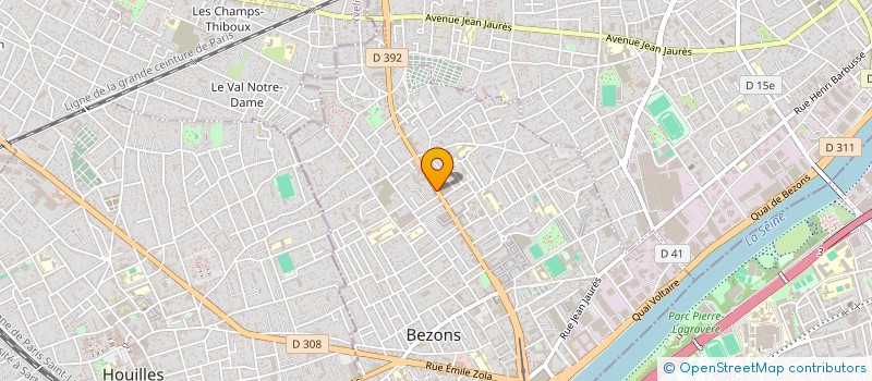 localisation de l'entreprise CLOUDSPARX  BEZONS