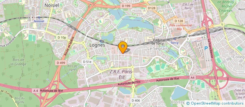 localisation de l'entreprise CLOUDWIZ à LOGNES