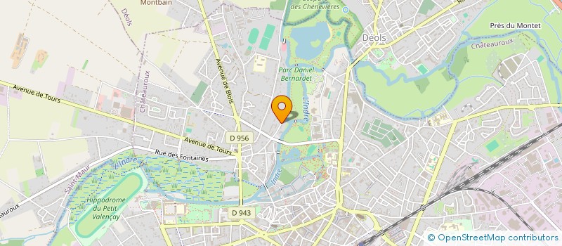 localisation de l'entreprise CLOUE ENERGIE à CHATEAUROUX
