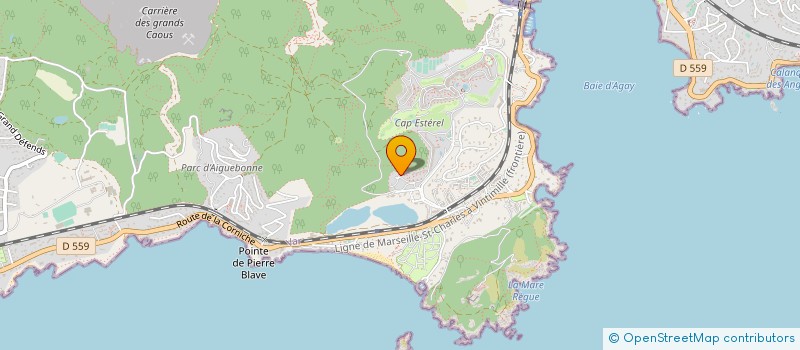 localisation de l'entreprise CLOUET LOMPREZ à SAINT-RAPHAEL