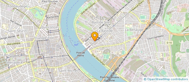 localisation de l'entreprise CLOUPET JOLIBERT à BORDEAUX