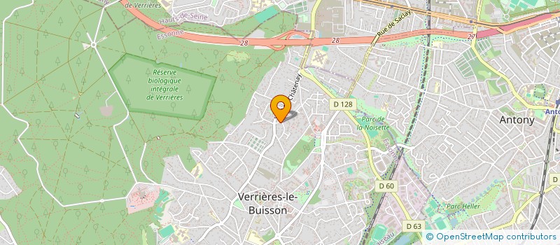 localisation de l'entreprise CLOUSAR'YEU à VERRIERES-LE-BUISSON