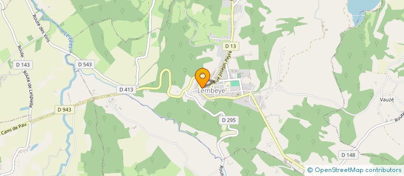 localisation de l'entreprise CLOUSTAU  LEMBEYE