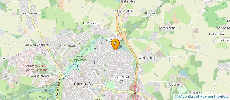 localisation de l'entreprise CLOUSYMMO  CARQUEFOU