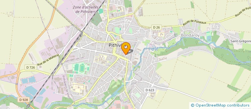 localisation de l'entreprise CLOUZEAU SARL à PITHIVIERS