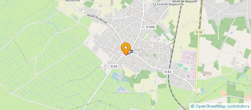 localisation de l'entreprise CLOUZET MARTIAL à SOULLANS