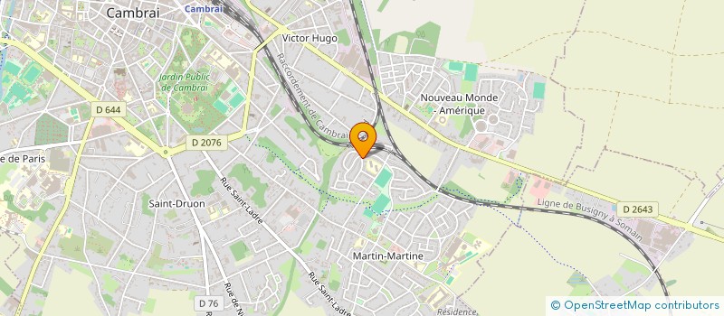localisation de l'entreprise CLOUZOT ELECTRICITE à CAMBRAI
