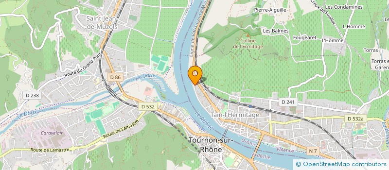 localisation de l'entreprise CLOVA  TAIN-L'HERMITAGE