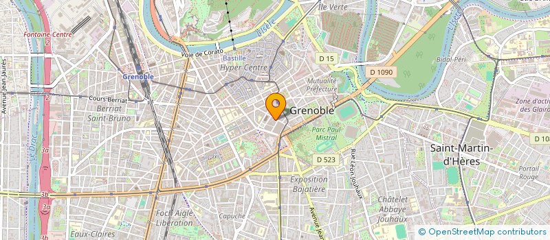 localisation de l'entreprise CLOVALORO à GRENOBLE