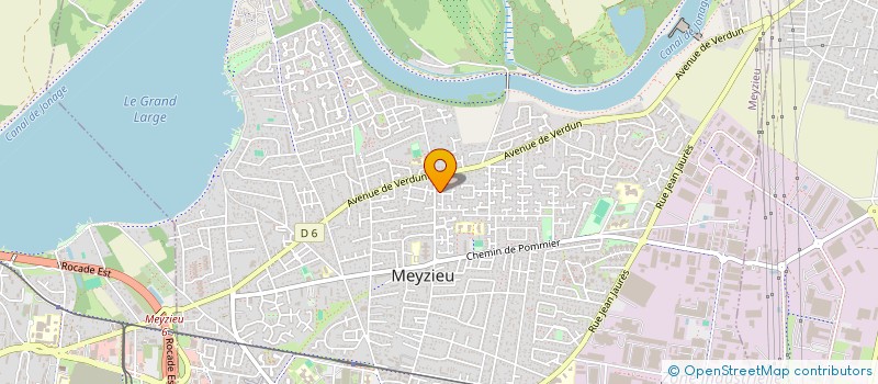 localisation de l'entreprise CLOVEL ELECTRICITE à MEYZIEU