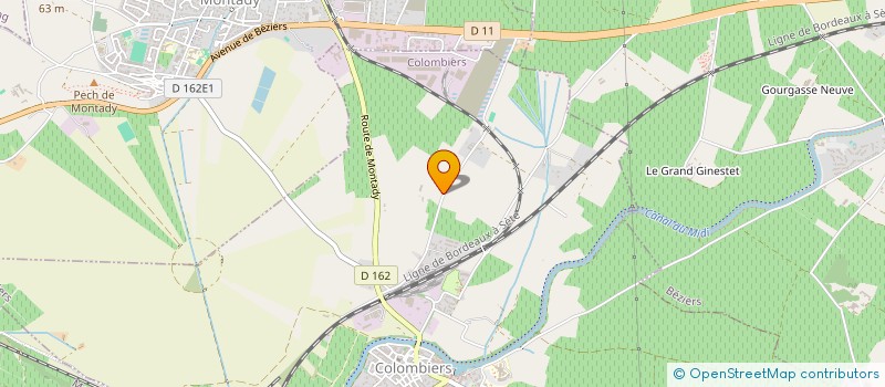 localisation de l'entreprise CLOVER  COLOMBIERS