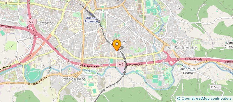 localisation de l'entreprise CLOVER  AIX-EN-PROVENCE