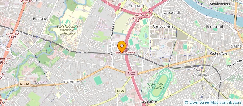 localisation de l'entreprise CLOVERFIELD  TOULOUSE