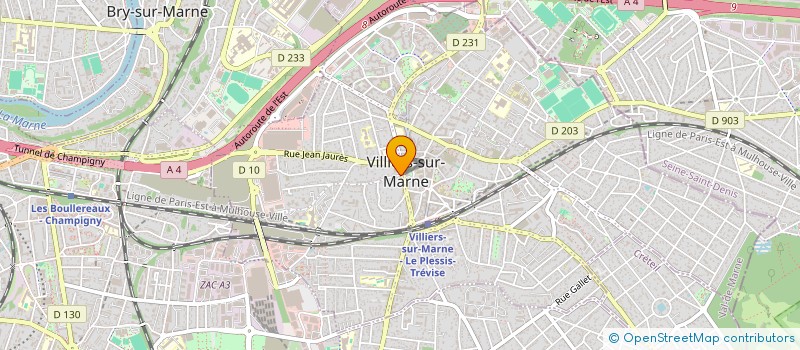 localisation de l'entreprise CLOVIC  VILLIERS-SUR-MARNE