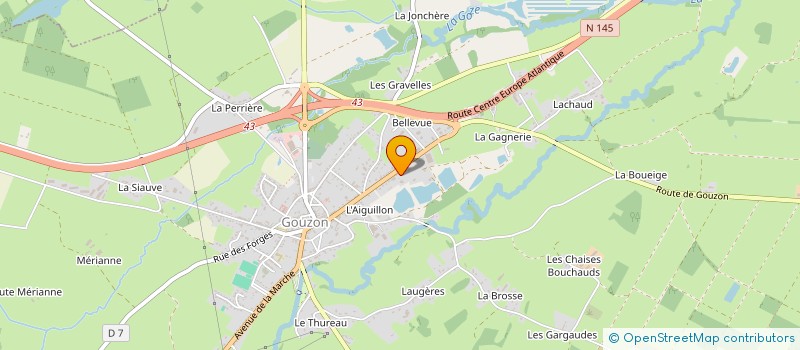 localisation de l'entreprise CLOVIC à GOUZON