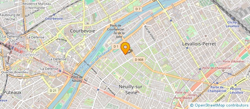 localisation de l'entreprise CLOVICA CONSULTING à NEUILLY-SUR-SEINE
